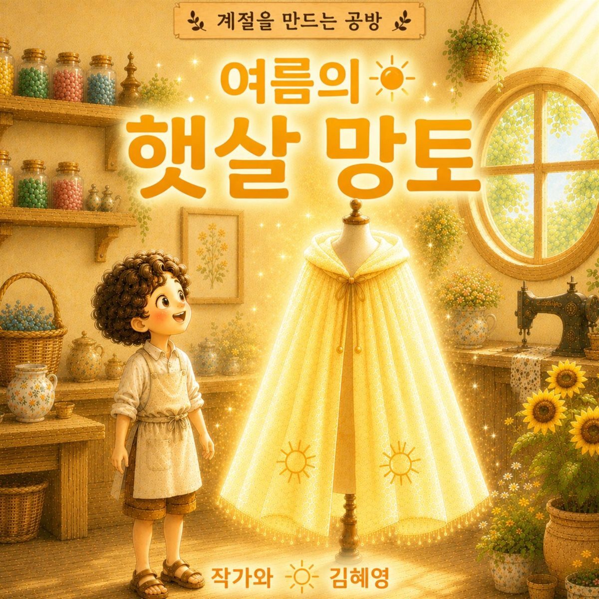 여름의 햇살 망토