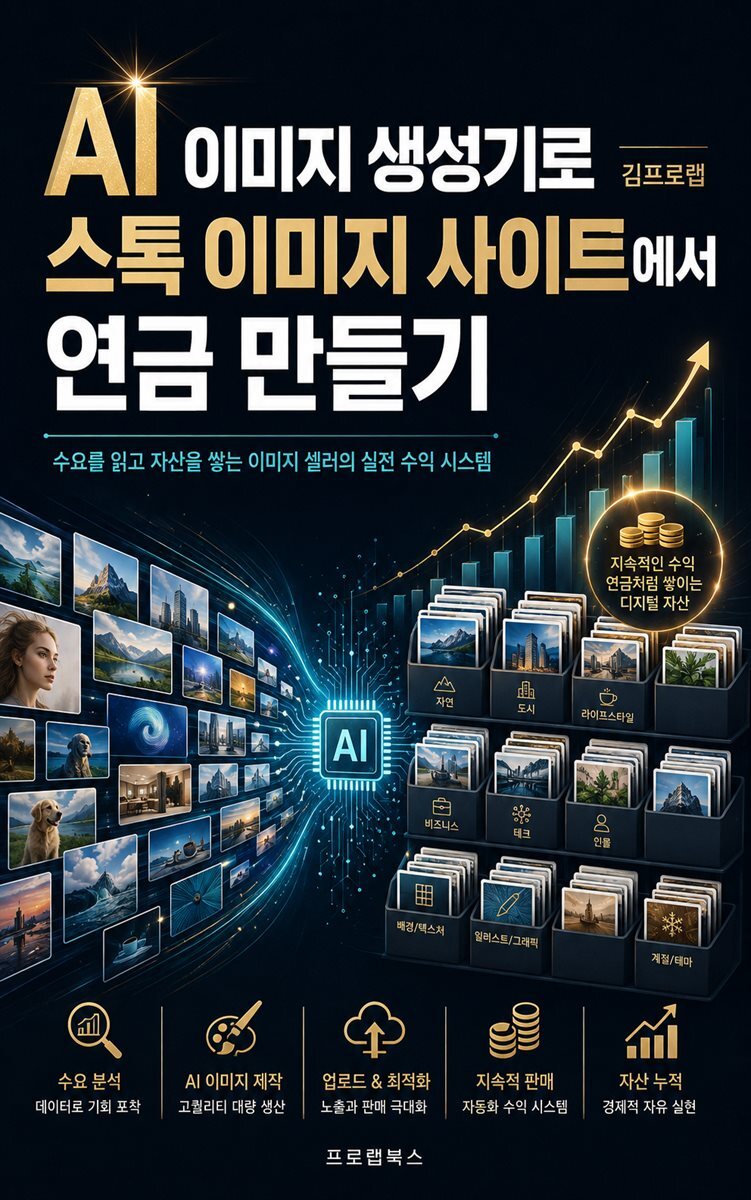 AI 이미지 생성기로 스톡 이미지 사이트에서 연금 만들기