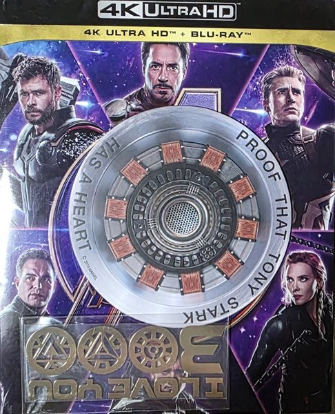 어벤져스: 엔드게임 (3Disc 4K UHD + 2D) : 블루레이