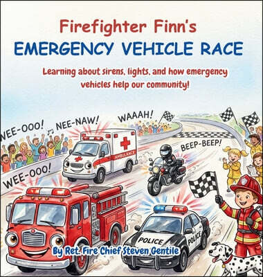 Firefighter Finn's   EMERGENCY VEHICLE RACE