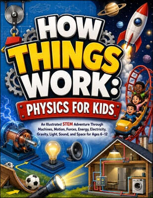How Things Work: Physics for Kids : An Illustrated STEM Adventure Through Machines, Motion, Forces, Energy, Electricity, Gravity, Light, Sound, and Sp