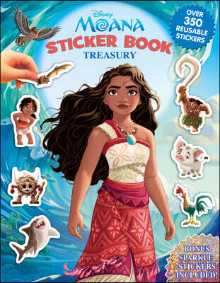 Disney Moana Sticker Book Treasury