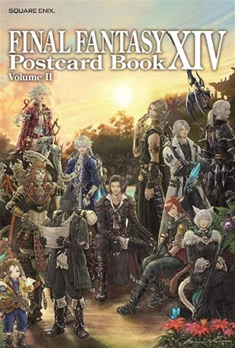 (예약도서) FINAL FANTASY XIV ポストカ-ドブック Volume II
