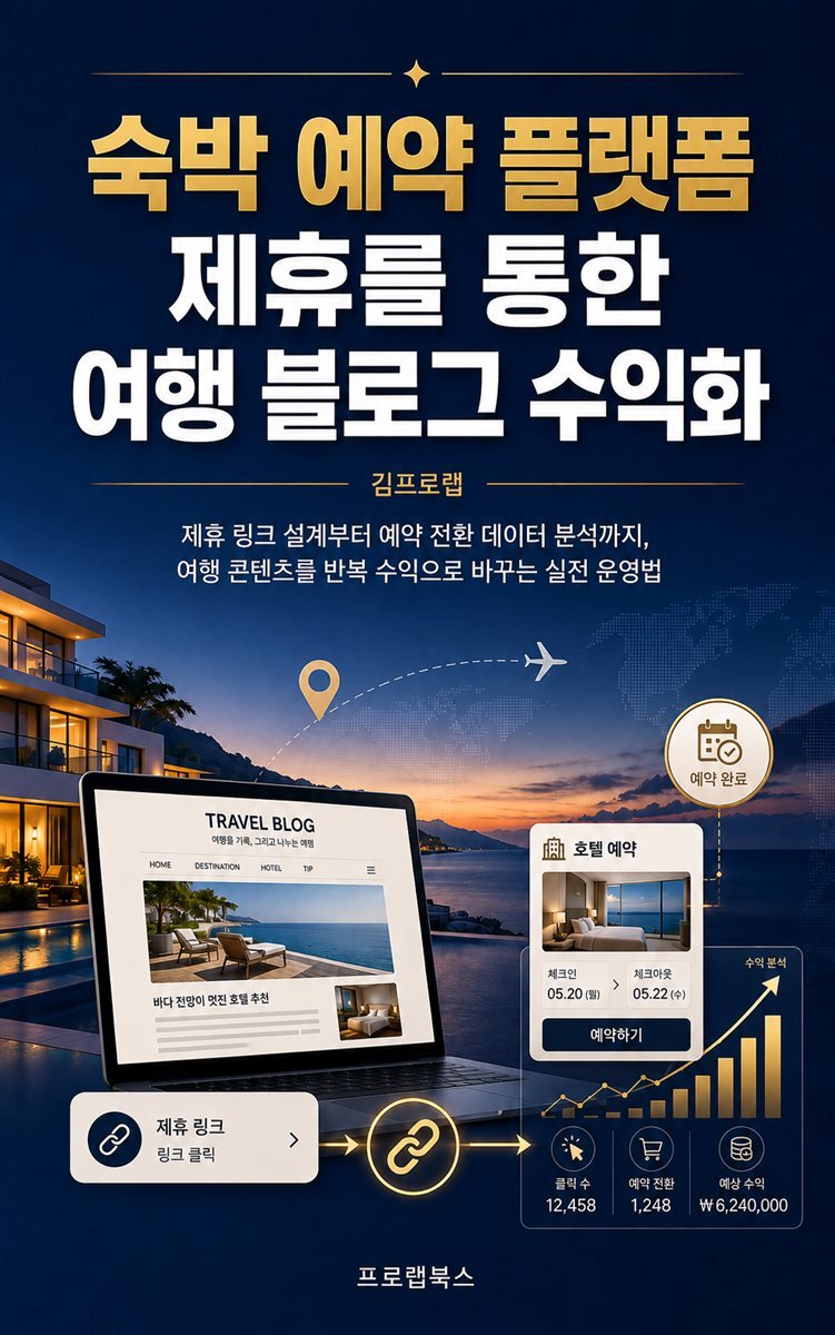 숙박 예약 플랫폼 제휴를 통한 여행 블로그 수익화