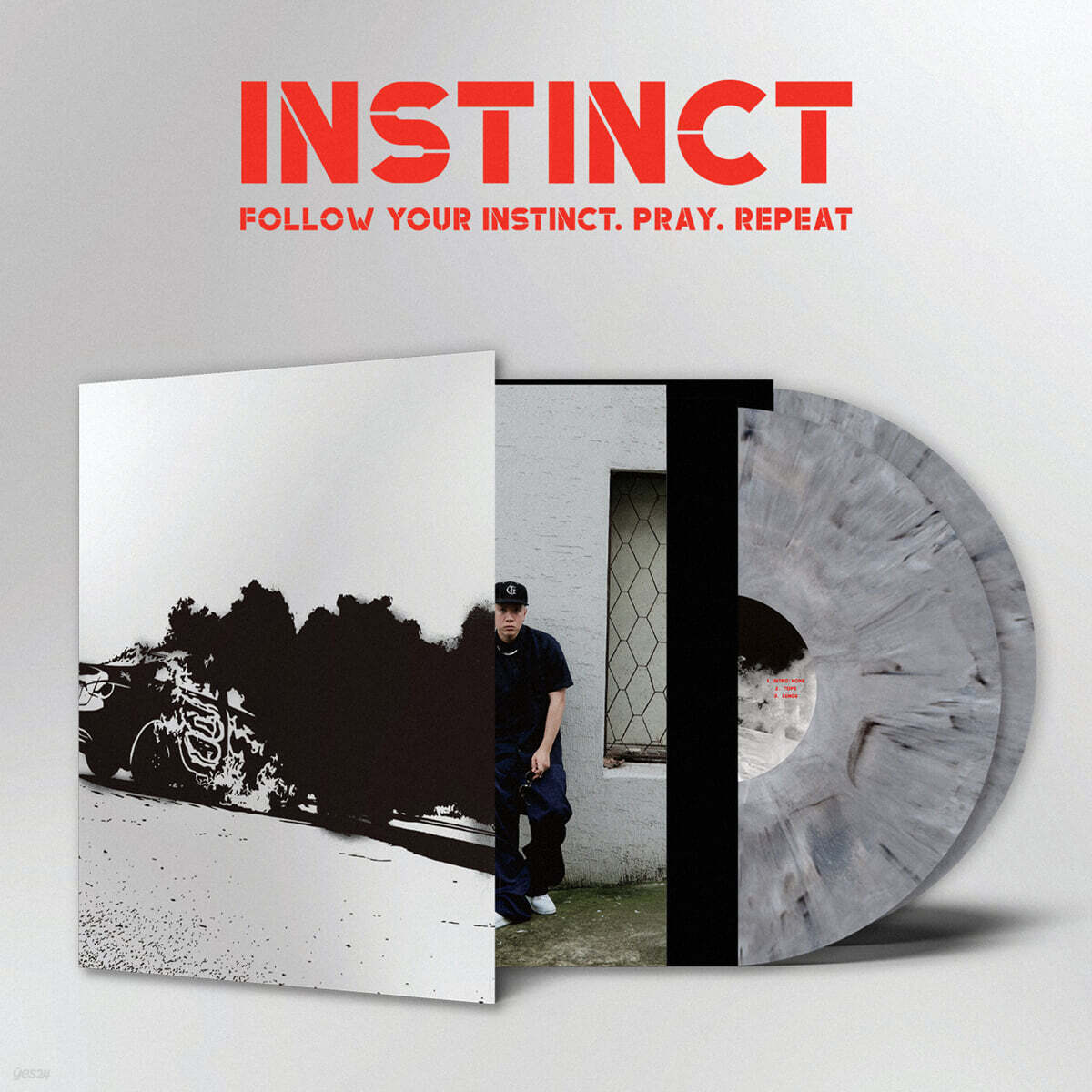 나플라 (nafla) - instinct [그레이 마블 컬러 2LP]