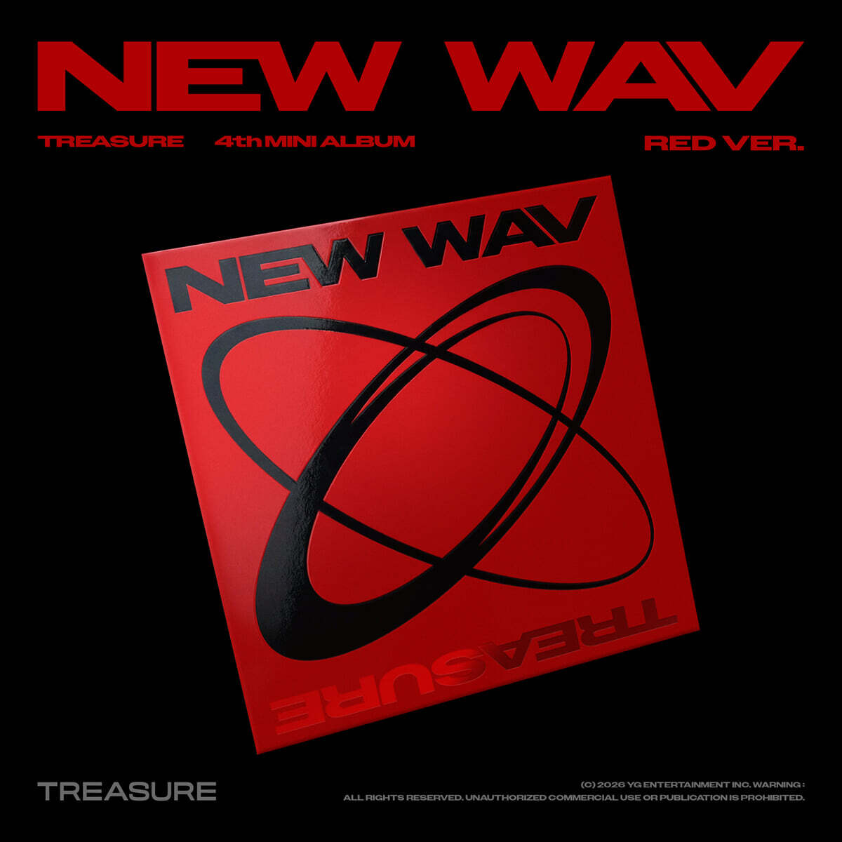 TREASURE (트레저) - TREASURE 4th MINI ALBUM [NEW WAV] RED VER.