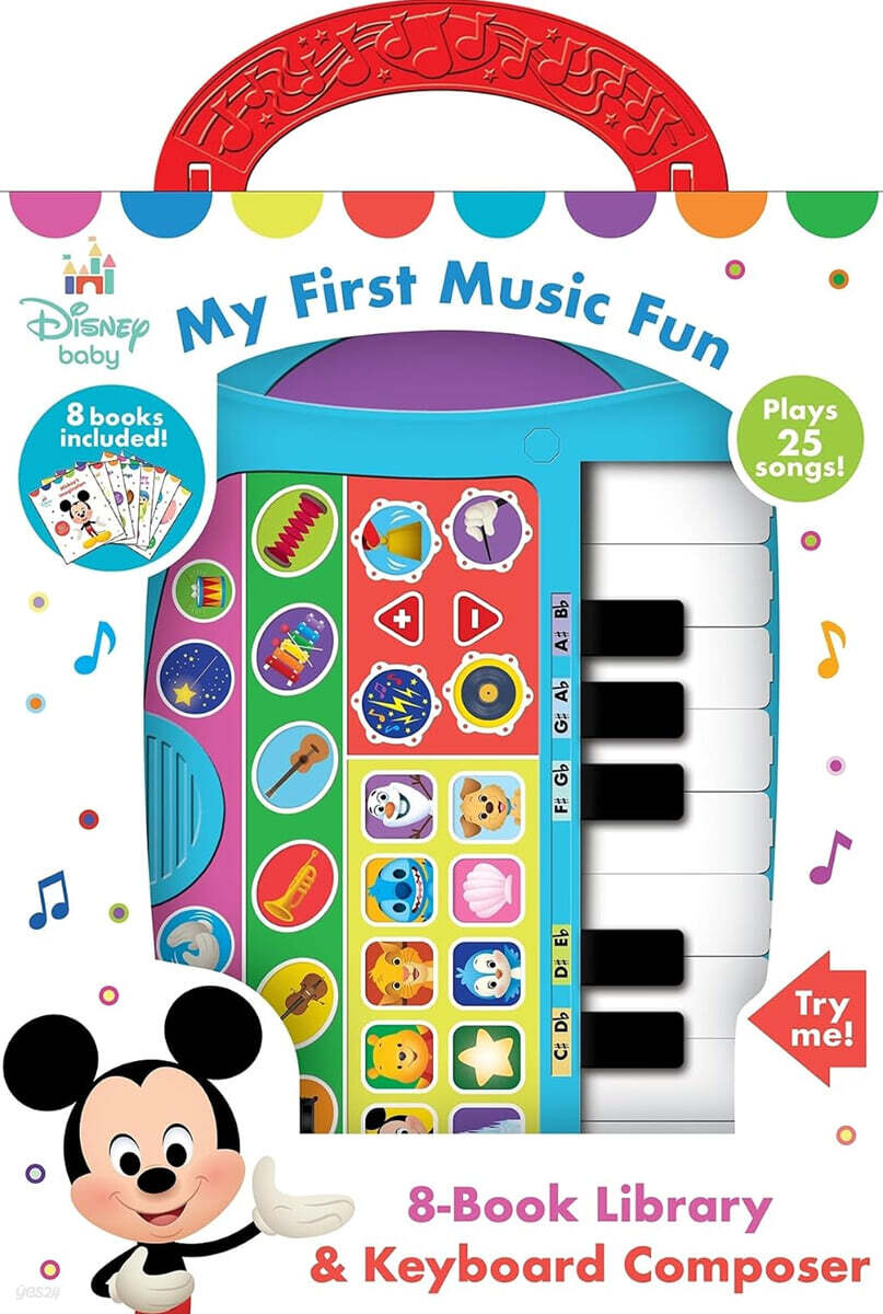 Disney Baby: My First Music Fun 8-Book Library
