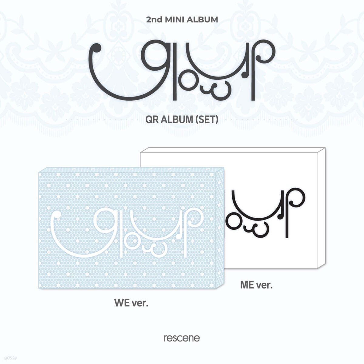 RESCENE (리센느) - 미니앨범 2집 : Glow Up [QR VER.][2종 SET]