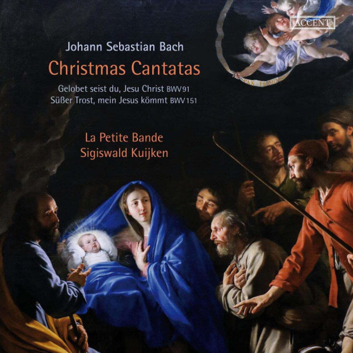 Sigiswald Kuijken 바흐: 크리스마스 칸타타 (Bach: Christmas Cantatas BWV 91 &amp; 151) [LP]