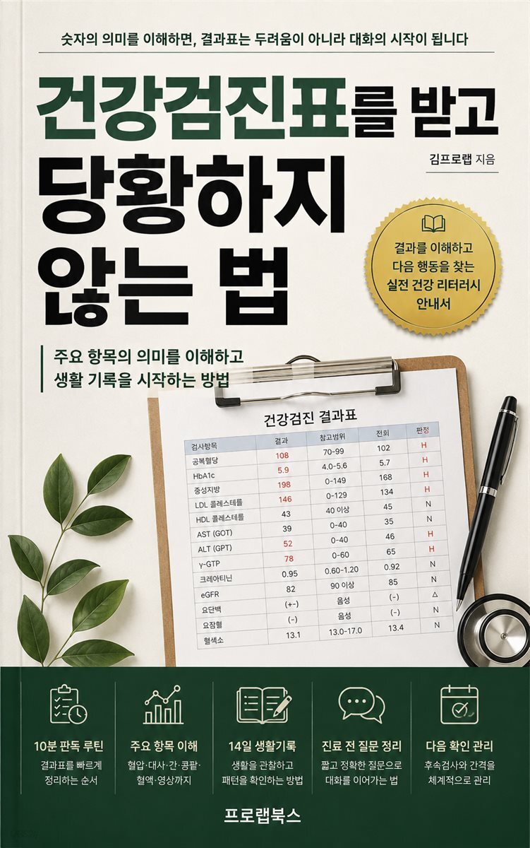 건강검진표를 받고 당황하지 않는 법