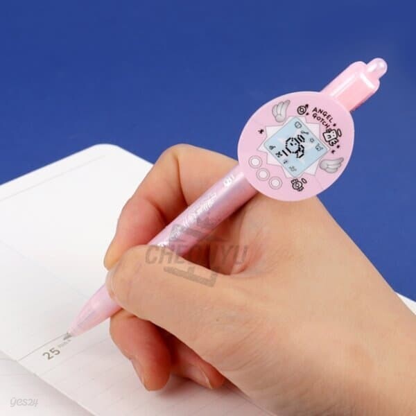 [다마고치] 천사 다마고치 아크릴 클립 볼펜 0.5mm