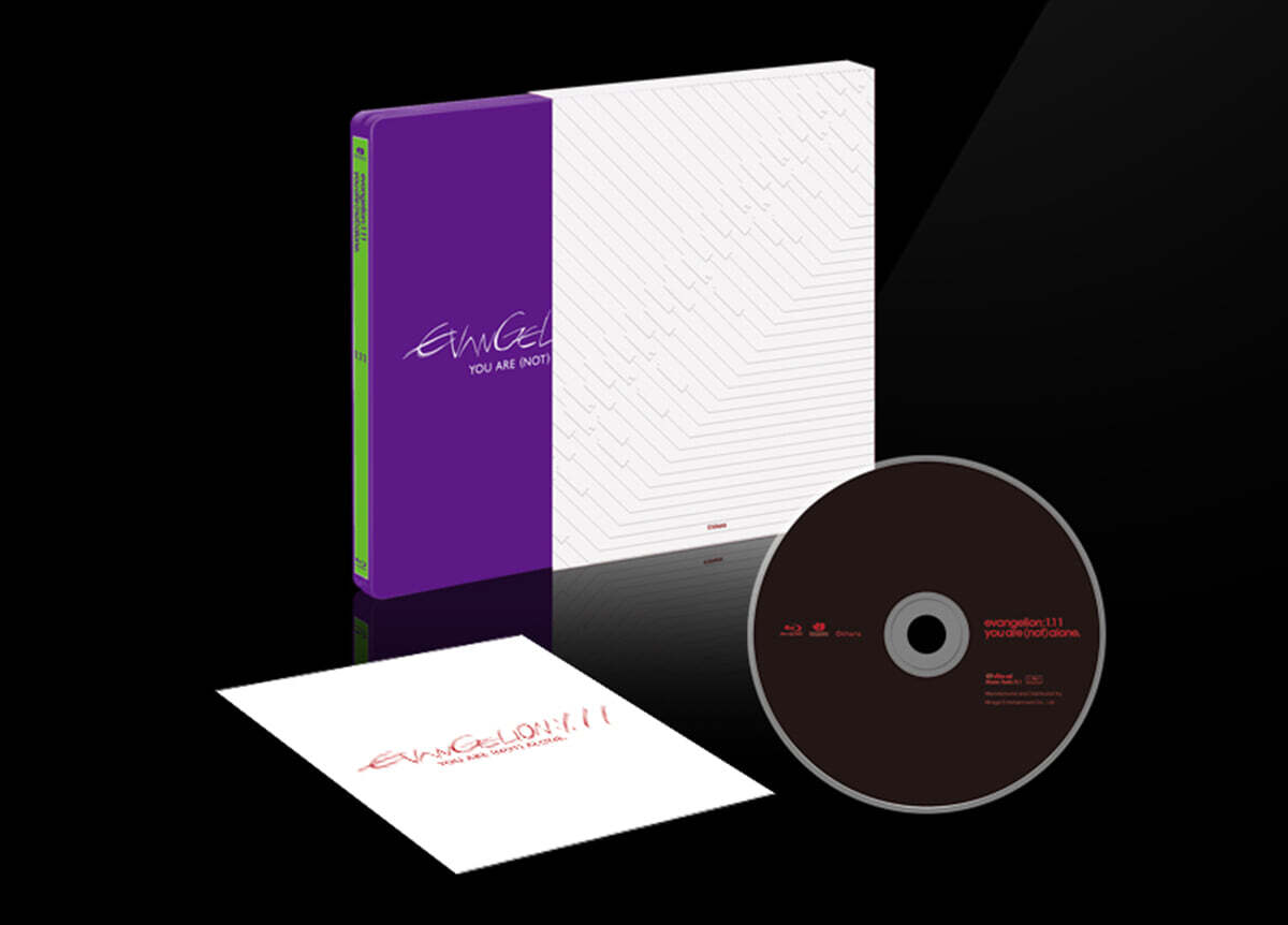[미개봉] 에반게리온 신극장판 : 서 (1Disc, STEELBOOK EDITION, 우리말 녹음 + 고급 슬리브 + 스틸북 + 12p 북클릿포함) : 블루레이