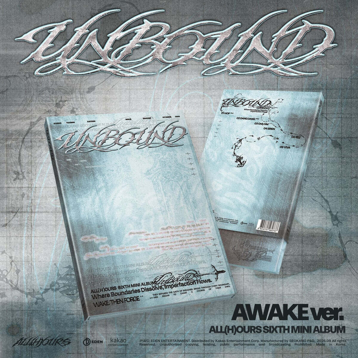 올아워즈 노래 ALL(H)OURS (올아워즈) - 미니앨범 6집 : UNBOUND [AWAKE ver.]