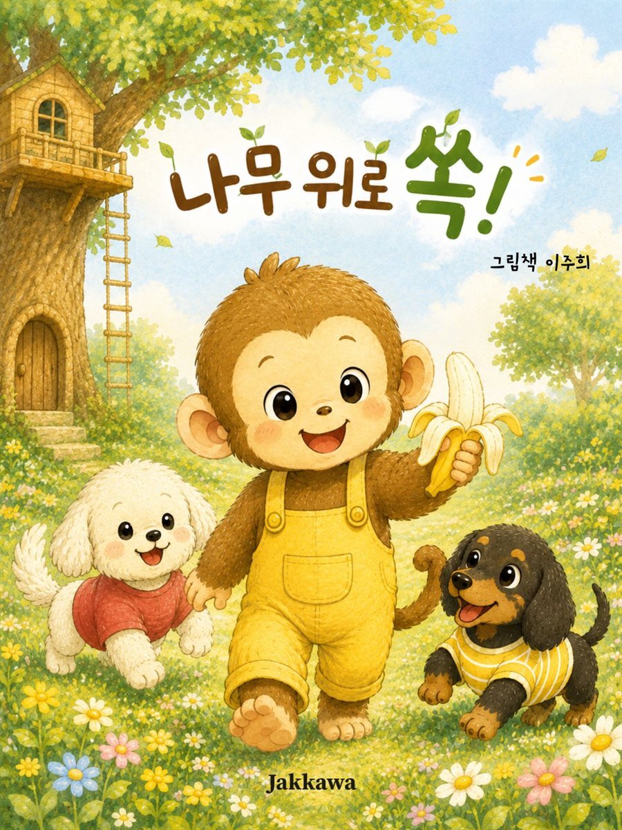 나무 위로 쏙