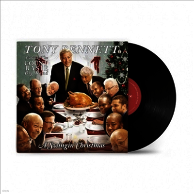 Tony Bennett — A Swingin' Christmas Featuring The Count Basie Big Band 앨범 커버