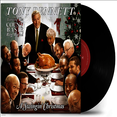 Tony Bennett — A Swingin' Christmas Featuring The Count Basie Big Band 앨범 커버
