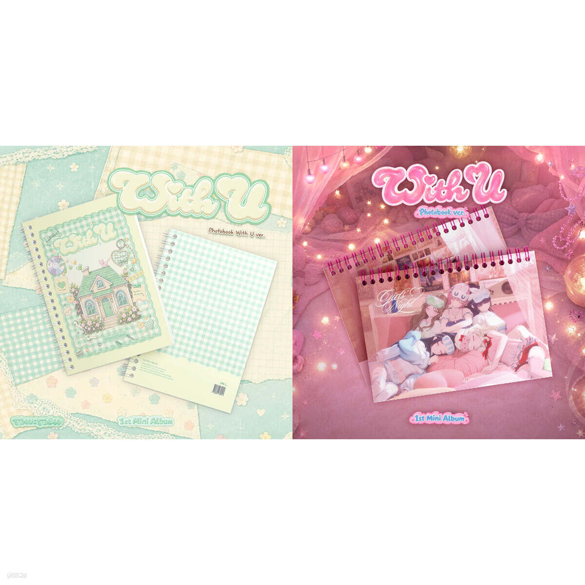 MW:MEU (뮤) - 미니 1집 With U (Photobook 2종 SET)