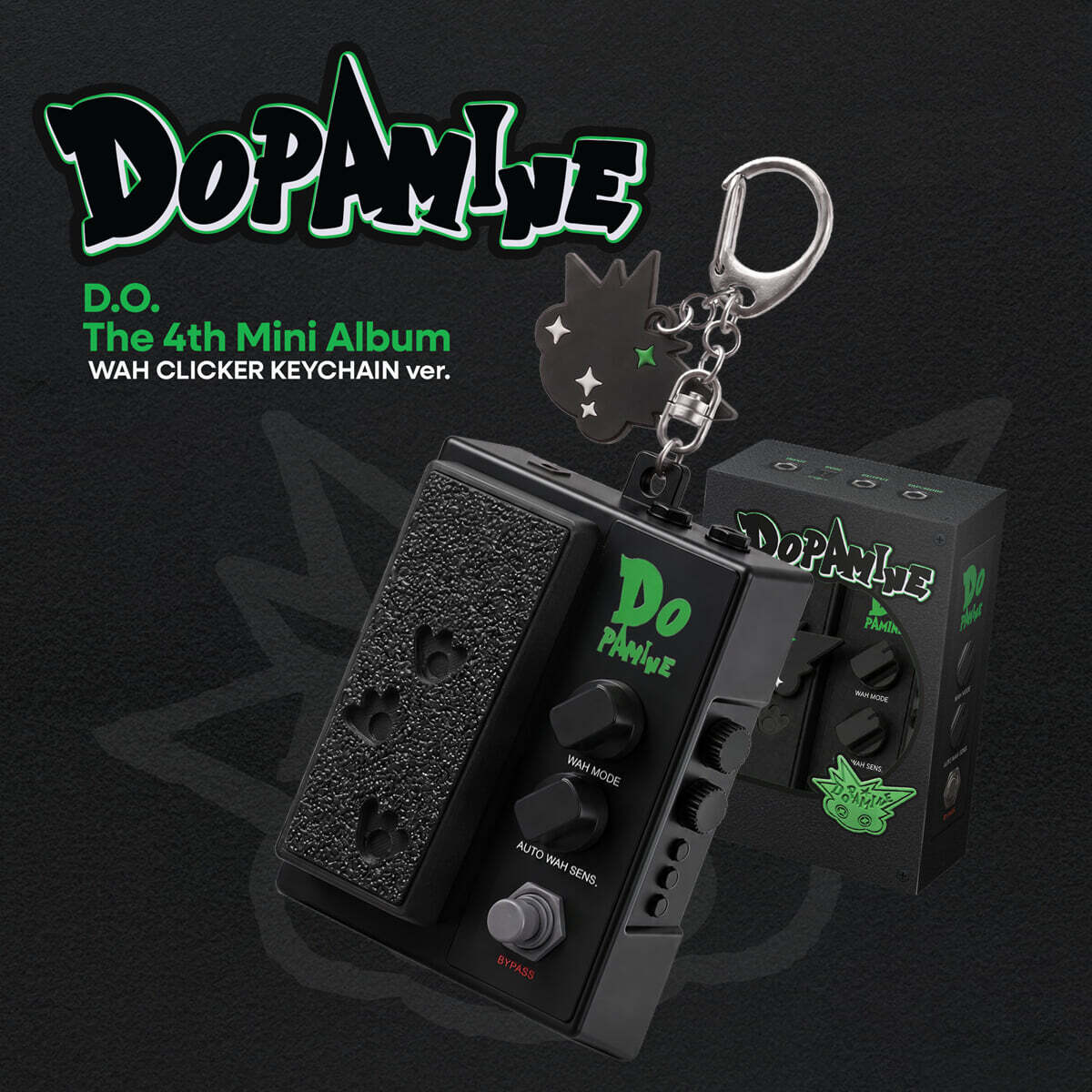 도경수 (D.O) - 미니앨범 4집 : DOPAMINE [WAH CLICKER KEYCHAIN ver.]