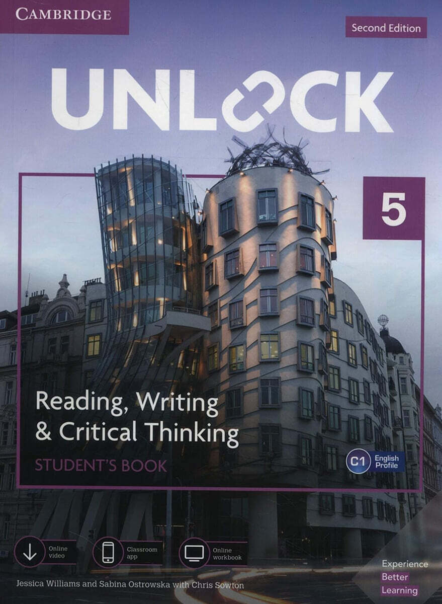 Unlock Level 5 Reading, Writing, & Critical Thinking Student's Book, Mob App and Online Workbook W/ Downloadable Video