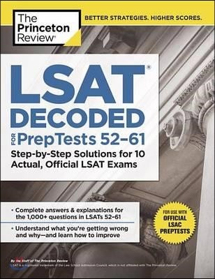 LSAT Decoded Prep Tests 52-61