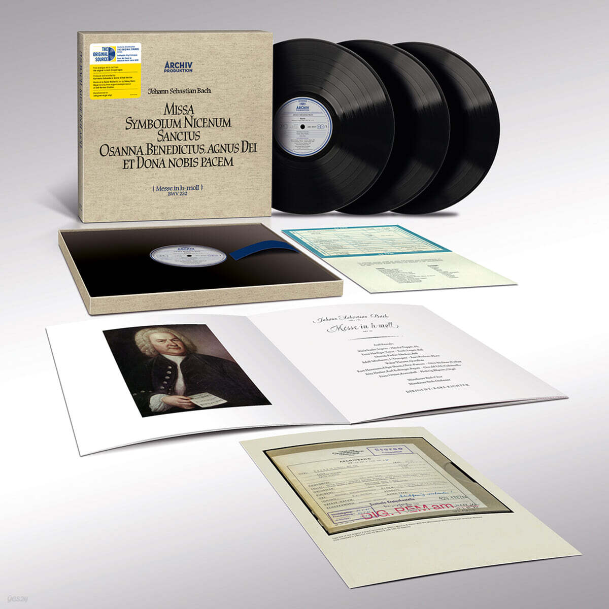 Karl Richter 바흐: 미사 b단조 (Bach: Mass in b minor) [3LP]
