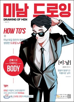 미남 드로잉