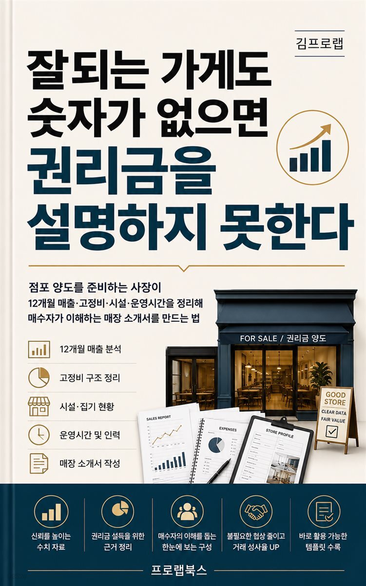 잘되는 가게도 숫자가 없으면 권리금을 설명하지 못한다