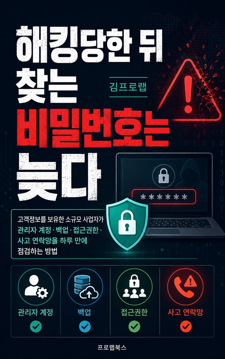 해킹당한 뒤 찾는 비밀번호는 늦다