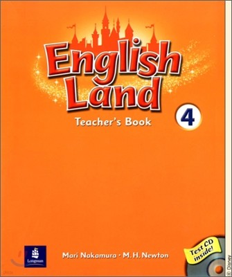 English Land 4 : Teacher's Book with Audio CD(1)