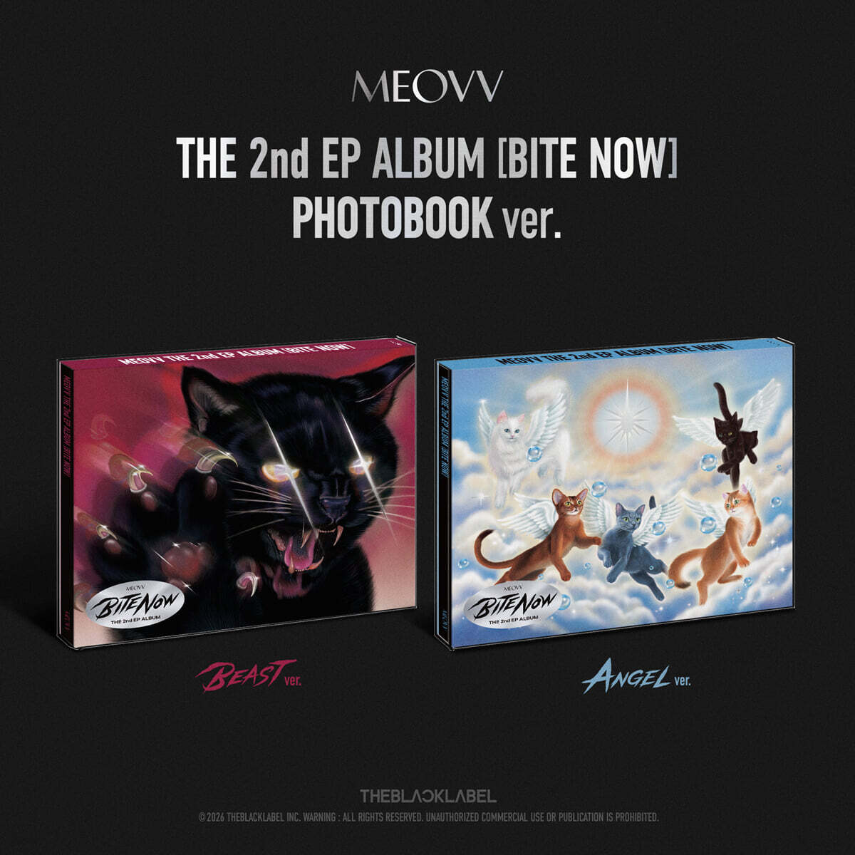 MEOVV (미야오) - THE 2nd EP ALBUM [BITE NOW][PHOTOBOOK ver.][2종 중 1종 랜덤발송]