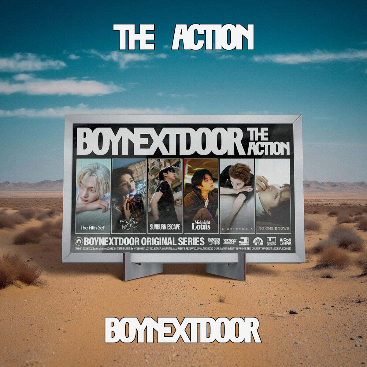 BOYNEXTDOOR (보이넥스트도어) - 5th EP [The Action][Frame ver.][6종 중 1종 랜덤발송]