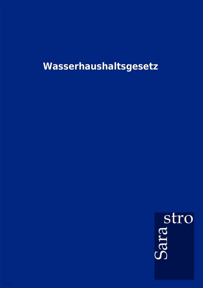 Wasserhaushaltsgesetz