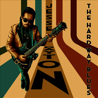 Jesse Dayton — Hard Way Blues 앨범 커버