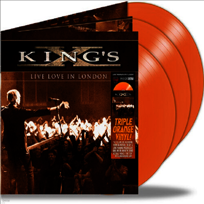 King's X — Live Love In London (Triple Gatefold) 앨범 커버