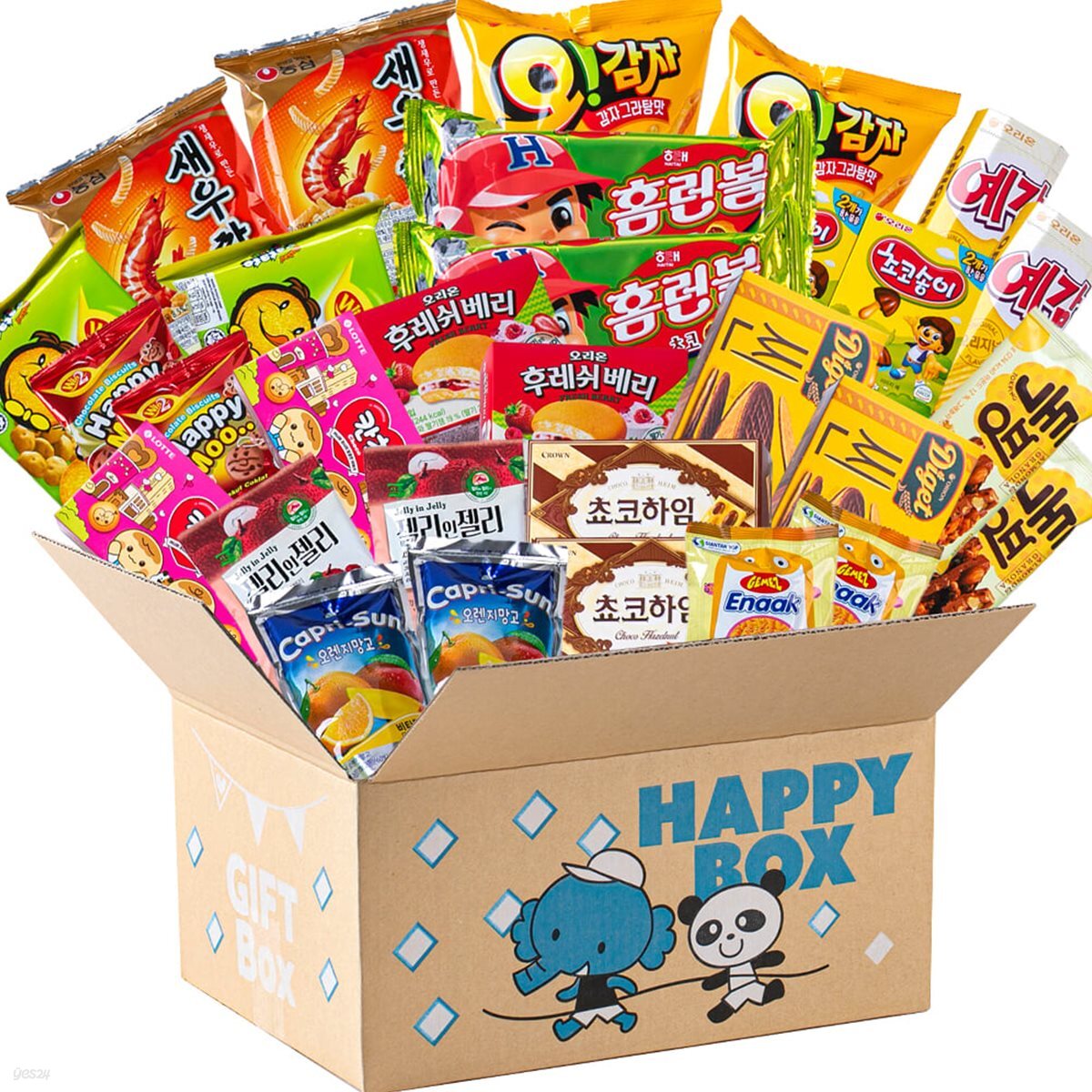 둘이 같이 코끼리 과자박스 3호