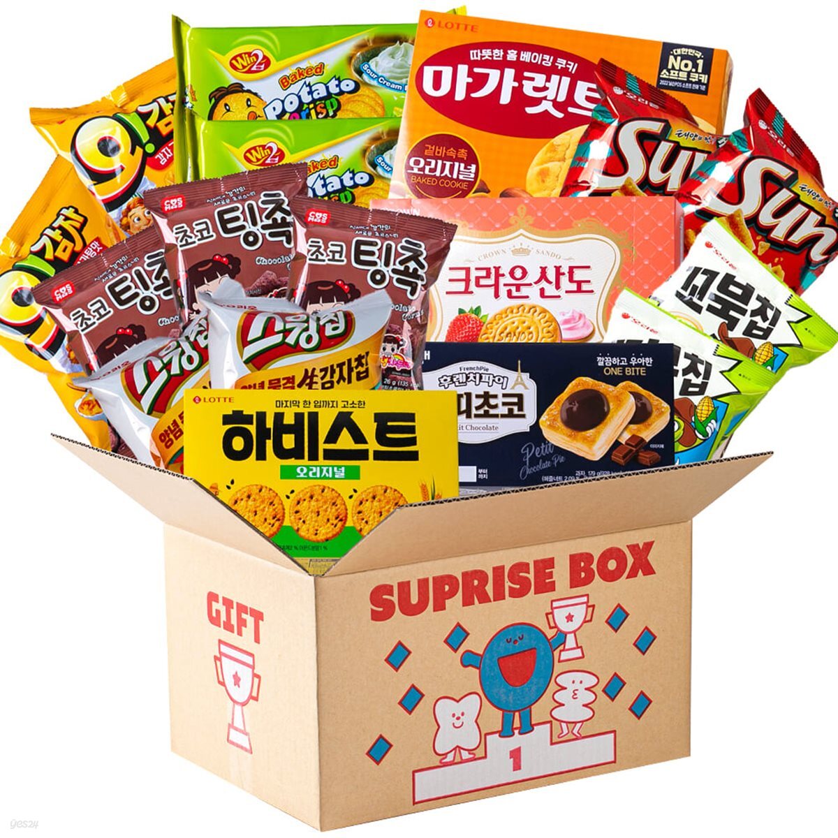 다같이 서프라이즈 과자박스 1호