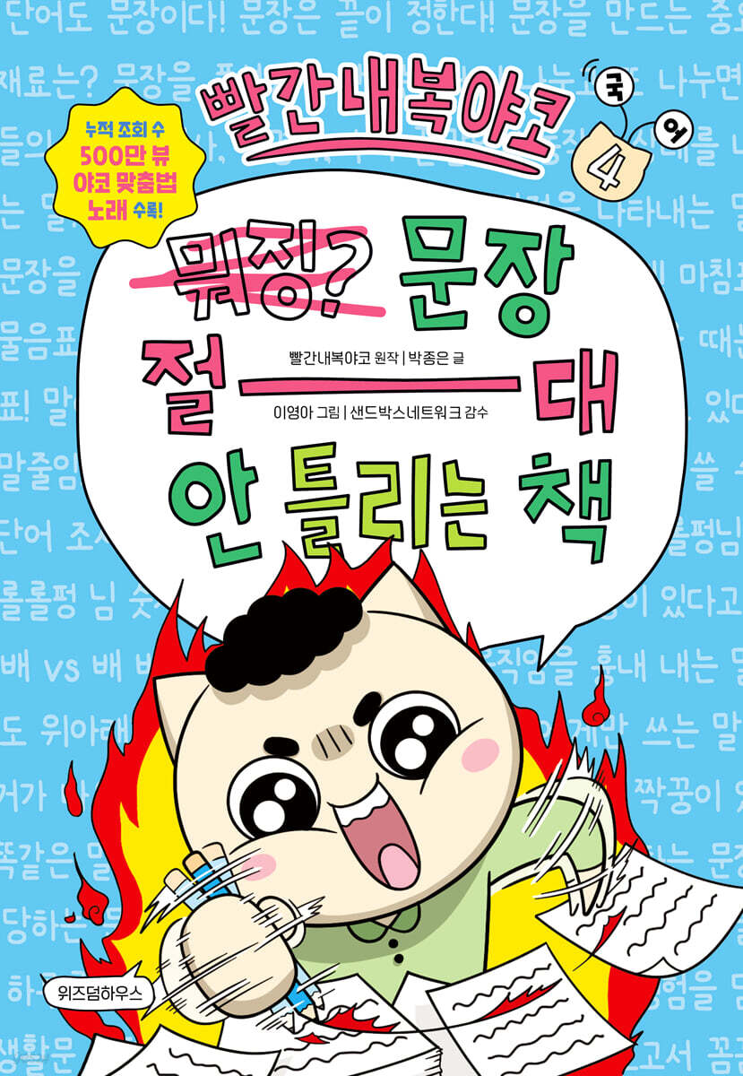 빨간내복야코 국어 4 : 문장 절대 안 틀리는 책