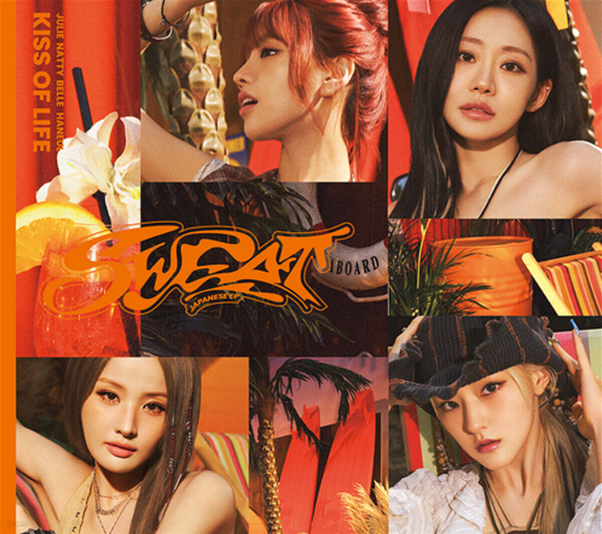 KISS OF LIFE (키스오브라이프) - 일본 2집 미니앨범 : SWEAT [Type A]