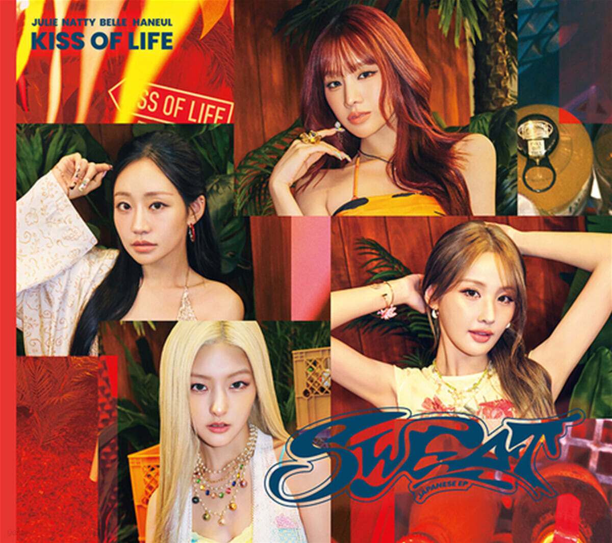 KISS OF LIFE (키스오브라이프) - 일본 2집 미니앨범 : SWEAT [Type B]