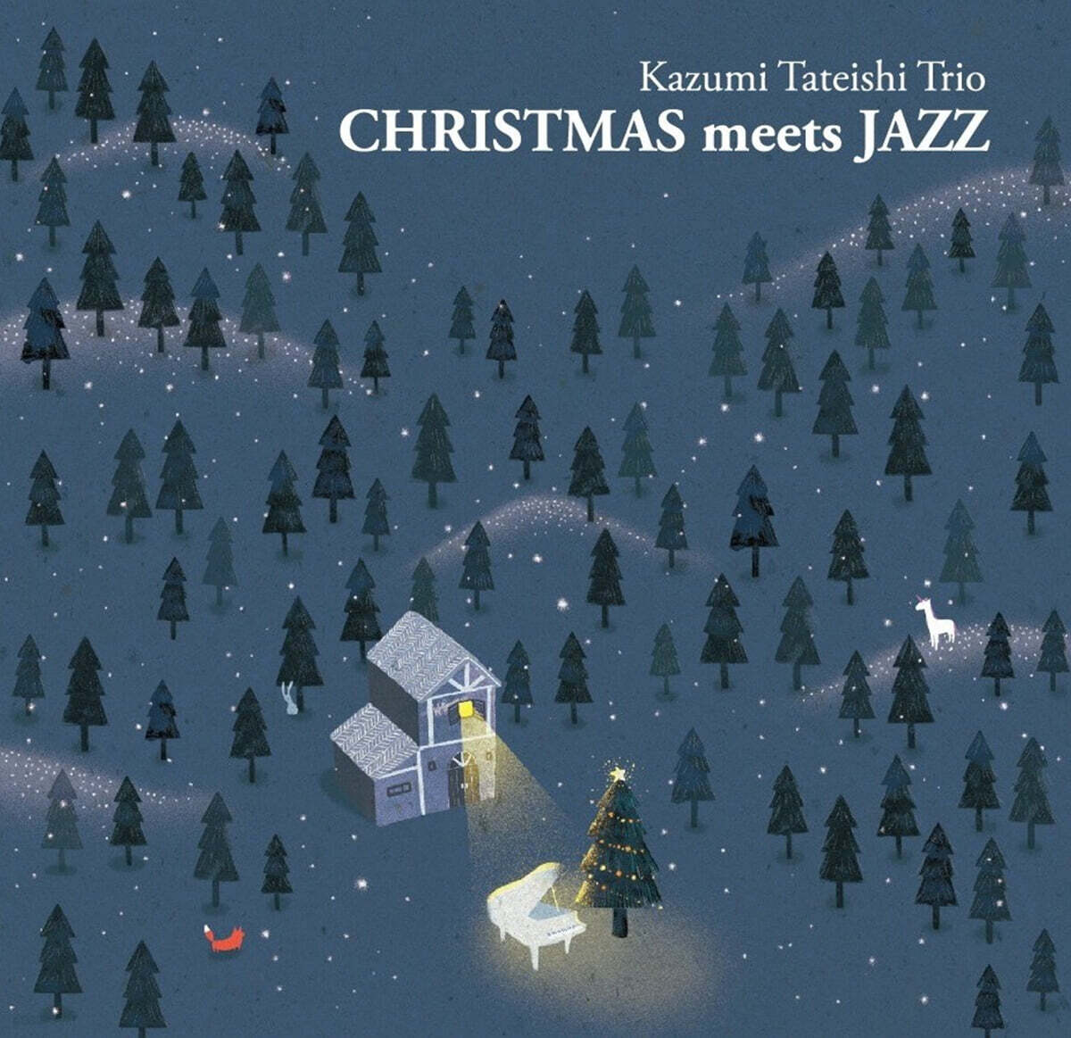 Kazumi Tateishi, Mao Suzuki, Shinobu Sato 연주 / Kazumi Tateishi Trio 밴드 Kazumi Tateishi Trio (카즈미 타테이시 트리오) - CHRISTMAS meets JAZZ [LP]