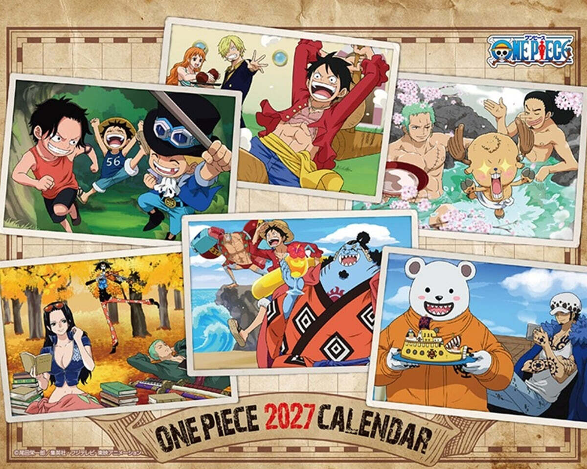 (예약도서) 卓上 ONE PIECE 2027年カレンダ-