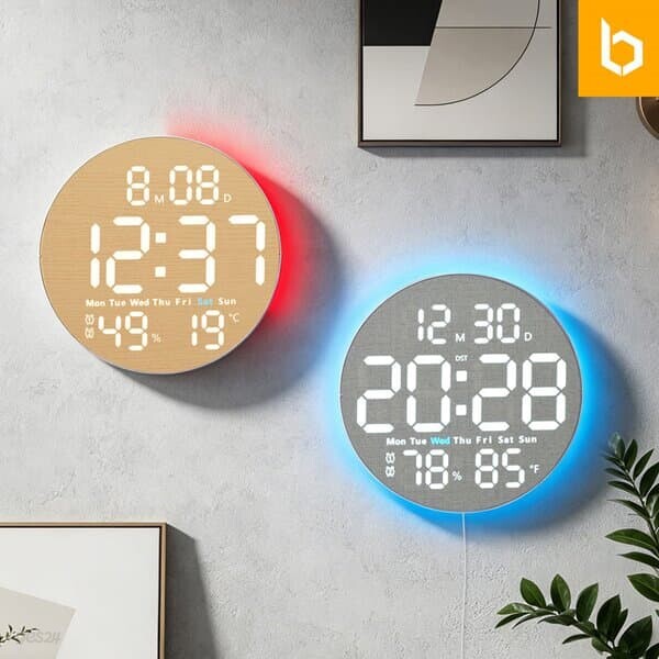 유즈비 컬러백라이트 LED 시계