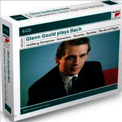 [6CD Box Set 수입] 글렌 굴드가 연주하는 바흐 Glenn Gould plays Bach - Goldberg Variations, Fugue, Toccata, Partita, The Art of Fugue etc