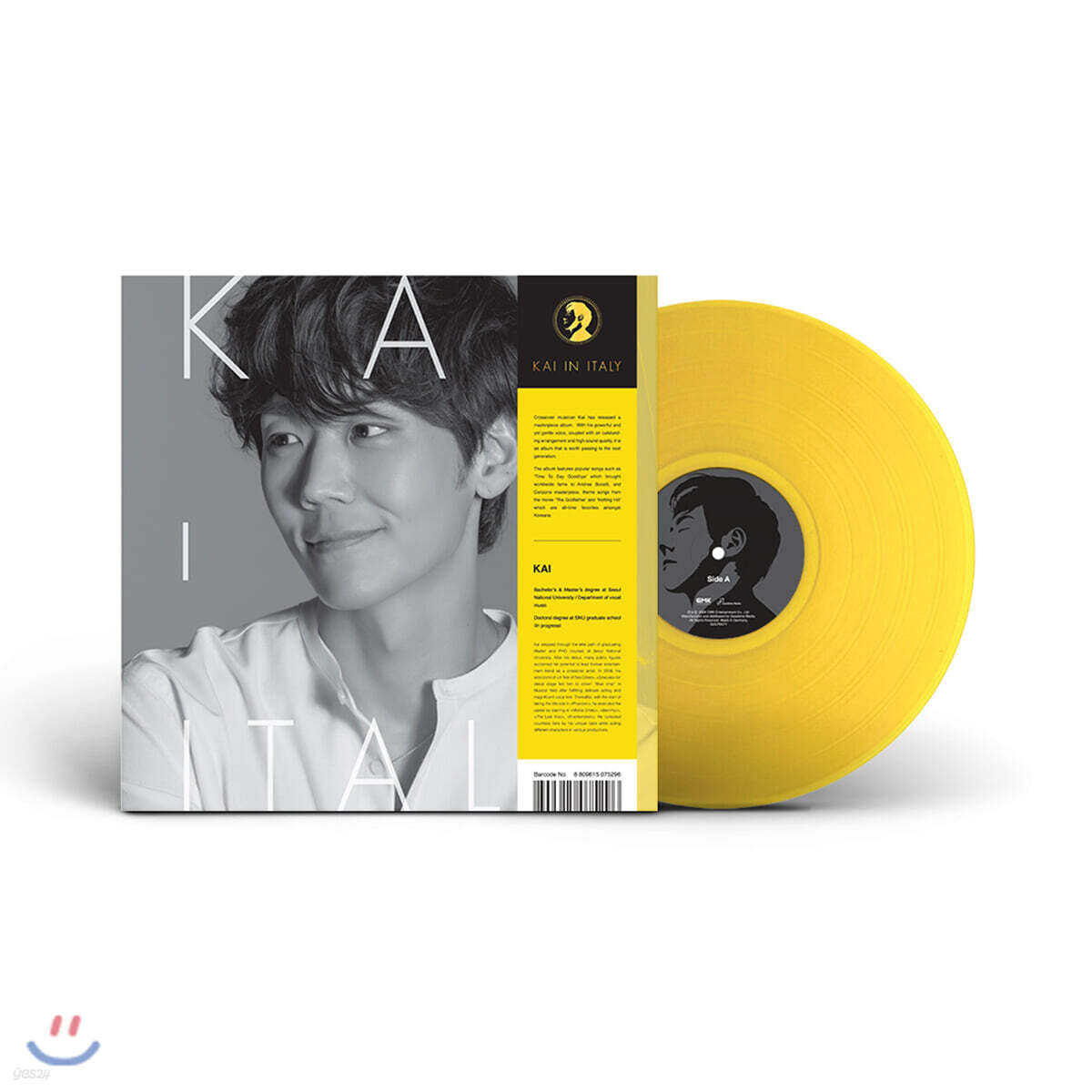 [미개봉새상품] 카이 - 2집 Kai in Italy [투명 옐로우 컬러 LP]