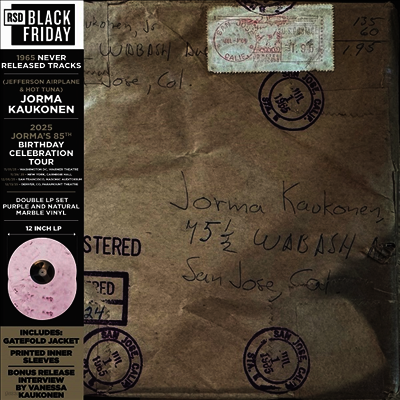 Jorma Kaukonen — Wabash Avenue: 1965 Never Released Tracks (Gatefold)(Black Friday RSD) 앨범 커버