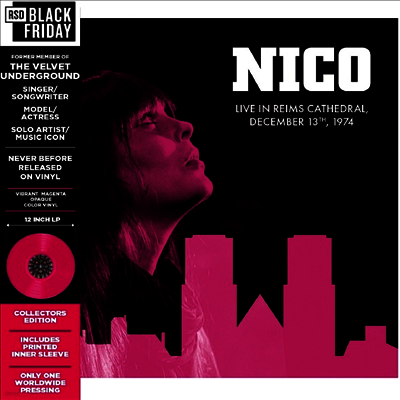 Nico — Live In Reims Cathedral 1974 앨범 커버