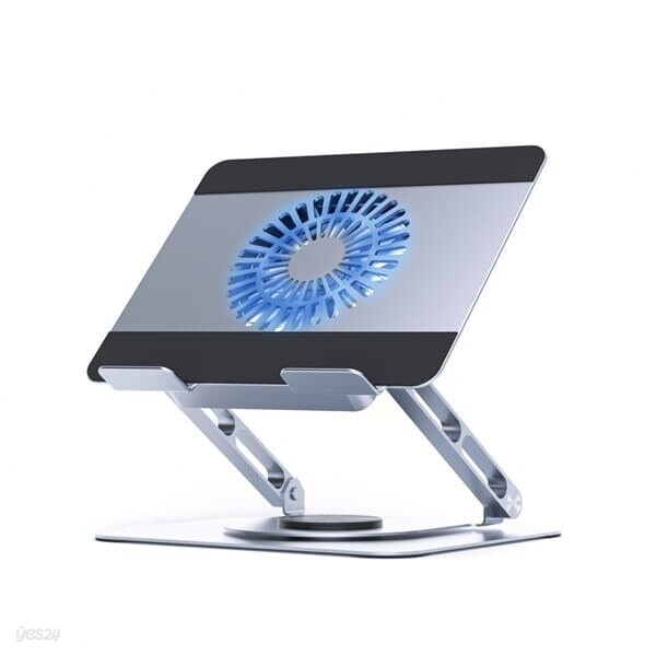 지클릭커 스텔라 360 회전 노트북 쿨링패드 거치대 실버