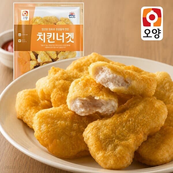 [사조오양] 겉은 바삭 속은 속촉 치킨너겟 1kg