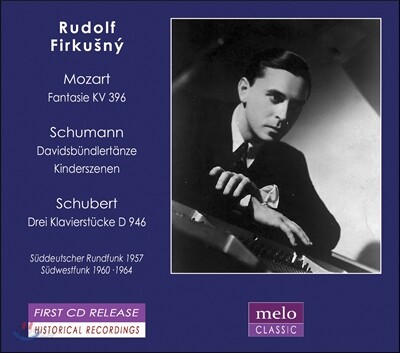 Rudolf Firkusny 모차르트: 환상곡/ 슈만: 다비드 동맹 무곡, 어린이 정경/ 슈베르트: 3개의 피아노 소품 (Mozart, Schumann & Schubert) 루돌프 피르쿠스니