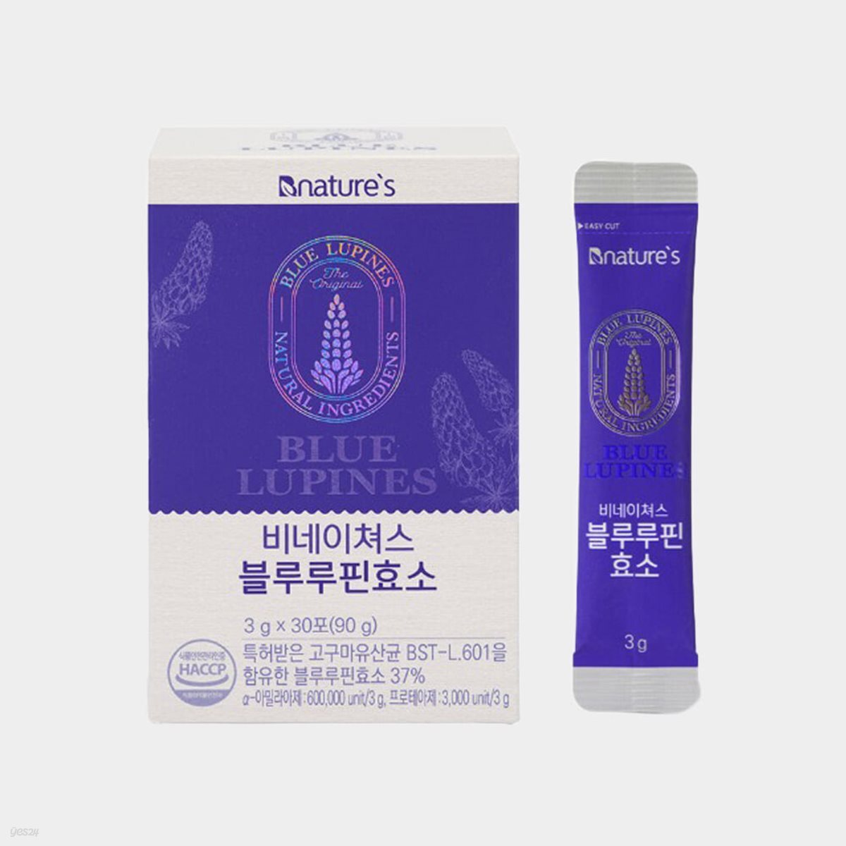 비네이쳐스 고구마 유산균 블루루핀 효소 (3g x 30포) 1개월분